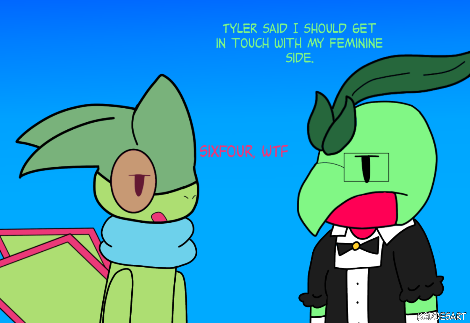 Feminine Side by KGDoesArt on DeviantArt