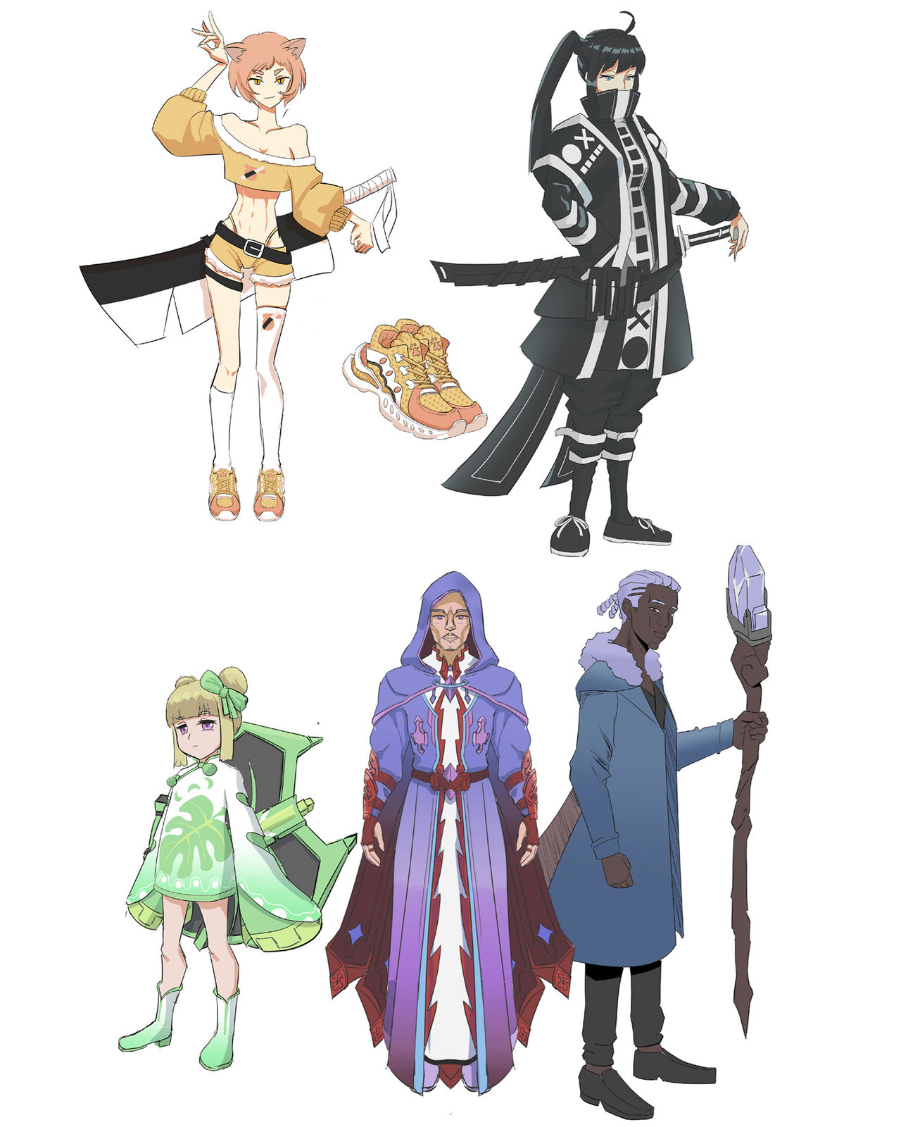 Sentient Character Design Character Designs #1 by skimmed12 on DeviantArt
