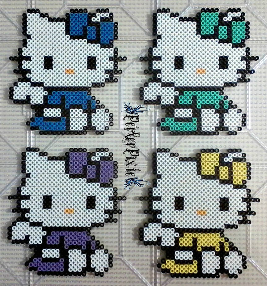 Hello Kitty made of beads by Jalaila on DeviantArt