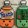 Kawaii Fanta and Green Tea