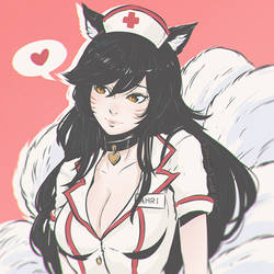 Nurse Ahri Sketch