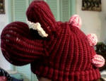 Yoshi hat from side view by DessyS