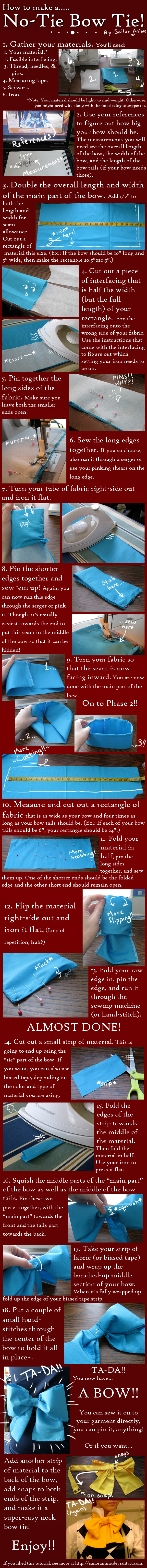 No-Tie Bow Tutorial