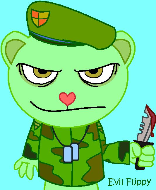 HTF: Evil Flippy MS Paint by TF2Fan887 on DeviantArt