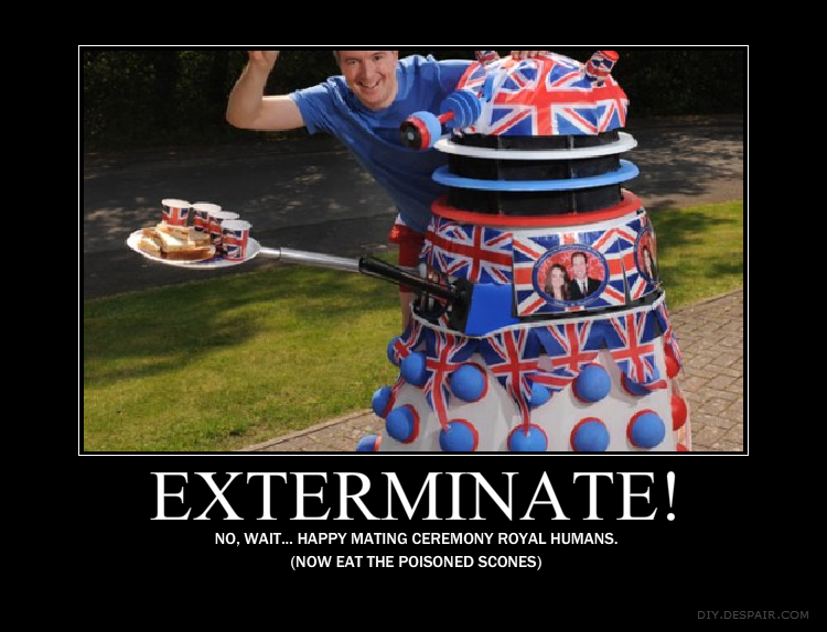 Dalek Excited 4 Royal Wedding