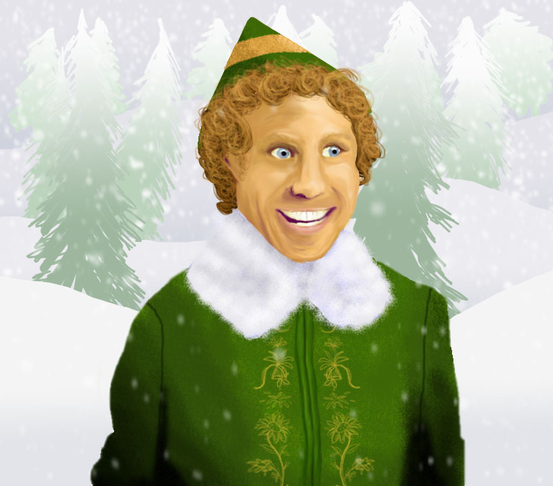 Buddy the elf movie coloring pages