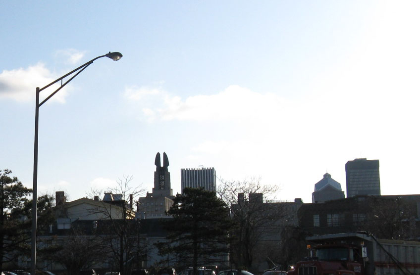 Rochester and a Lamp Post