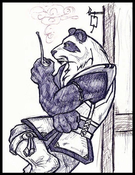 Quickie of panda anthro