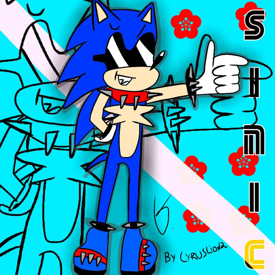 Sinic the Hedgehog (contest entry ^^) (repost) by CyrusLion2 on DeviantArt