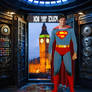 Superman inside the TARDIS