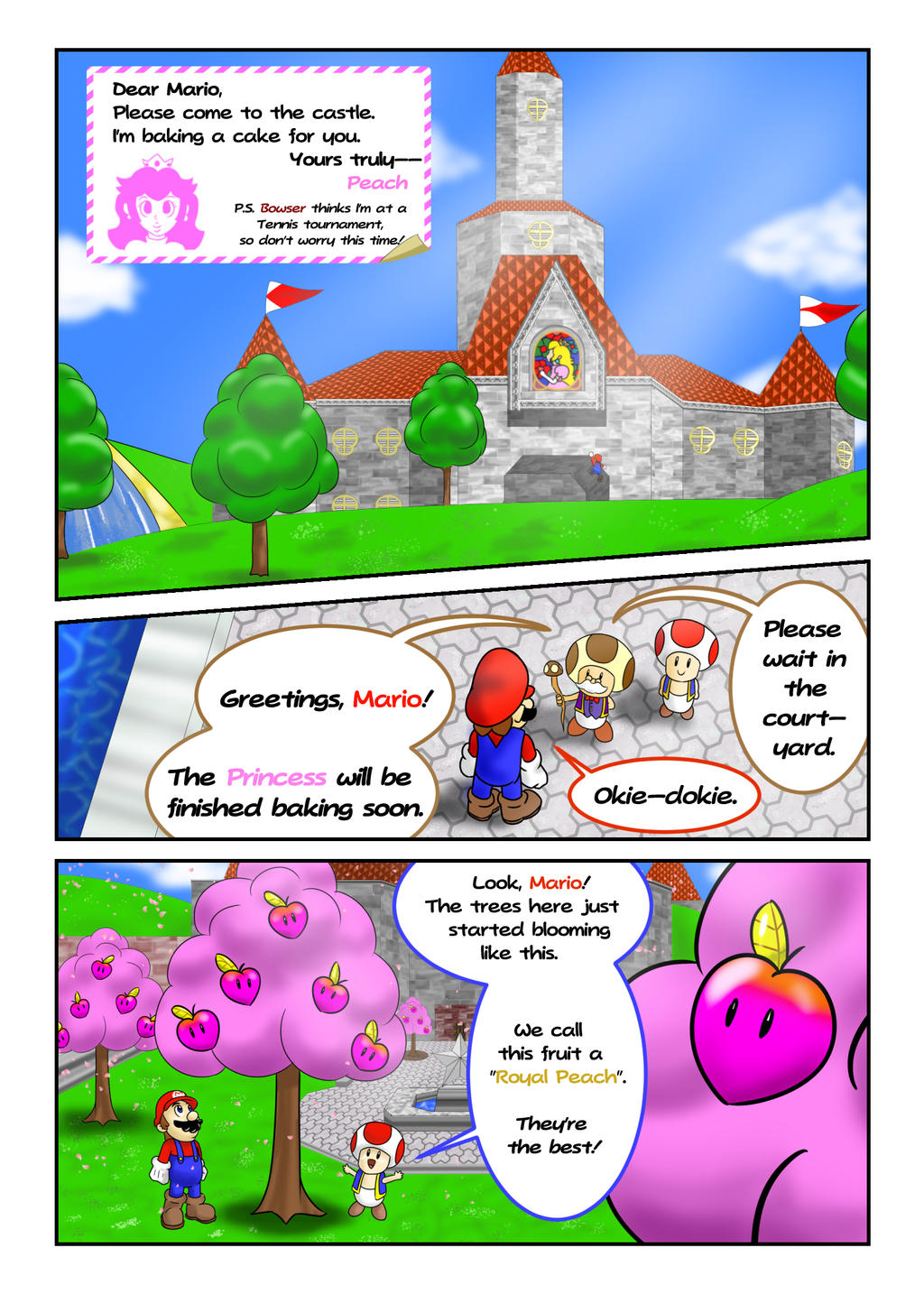 Princess Mario - Page One