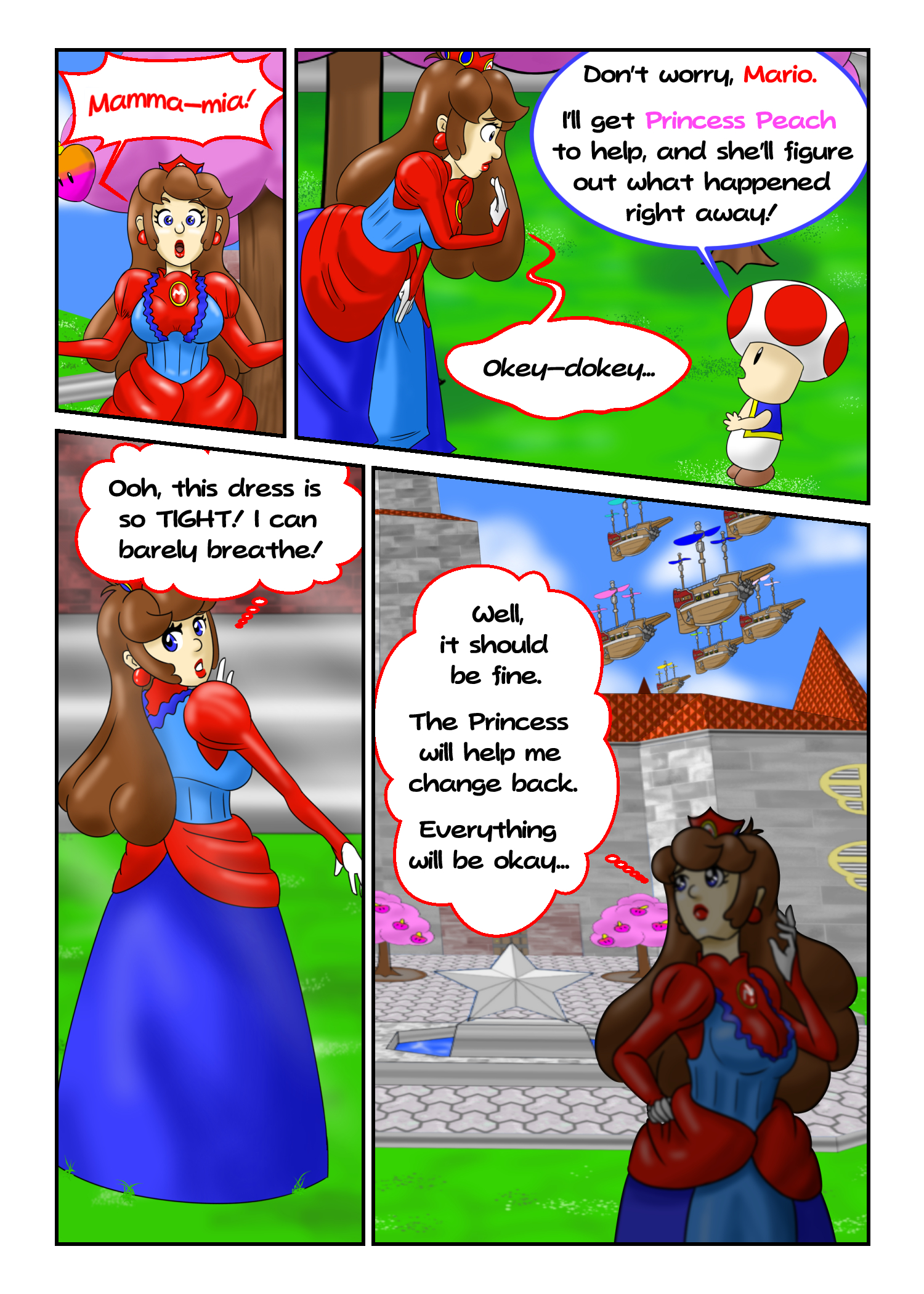 Princess Mario - Page Three.