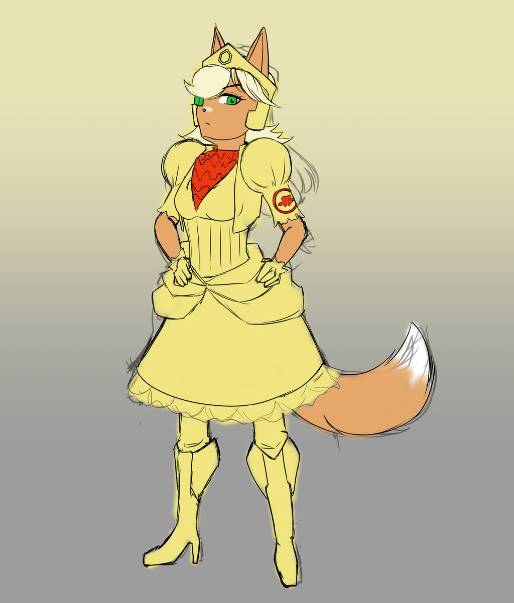 Princess Fox Sketch by FieryJinx on DeviantArt