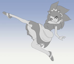 Princess Sonic Lineart