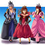COMMISSION: Princesses Sora, Kairi, and Riku