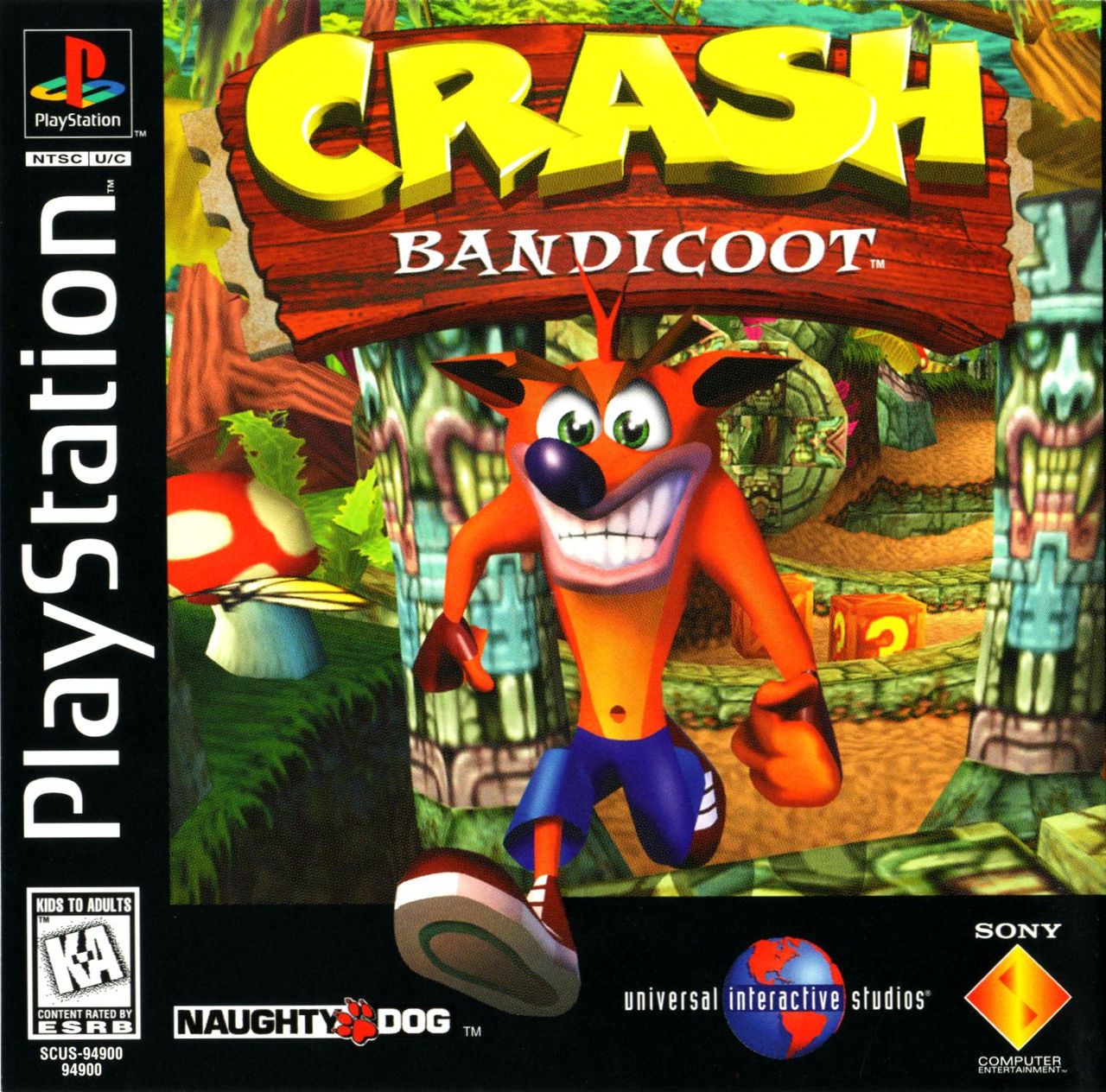 Crash PlayStation 1 (1996) by SonicLoud1213 on DeviantArt
