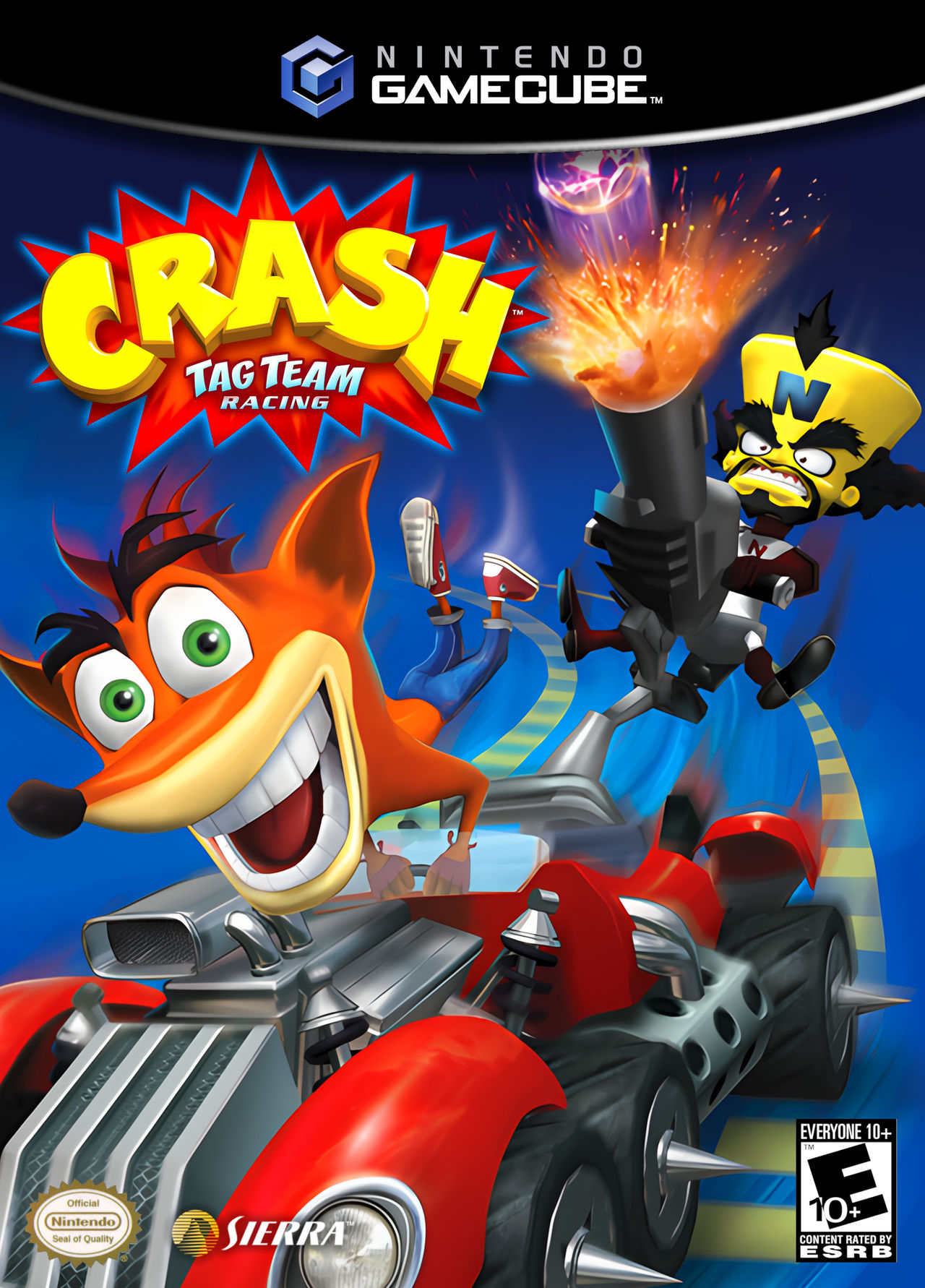 Gamecube Racers Crash Tag Team Racing Nintendo GameCube (2005) by SonicLoud1213 on ...