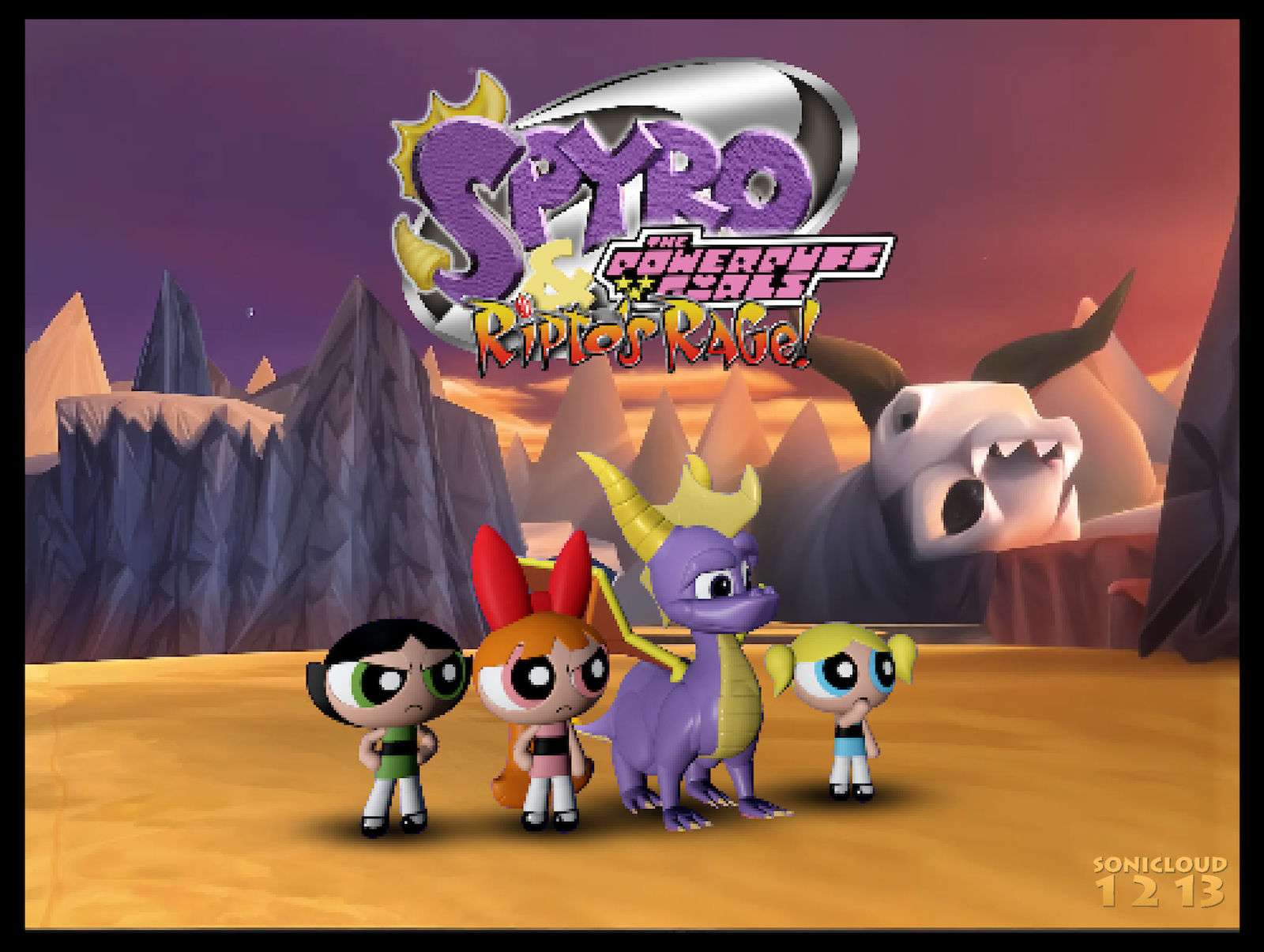 Spyro and PPG 2: Ripto's Rage - Title Screen by SonicLoud1213 on DeviantArt