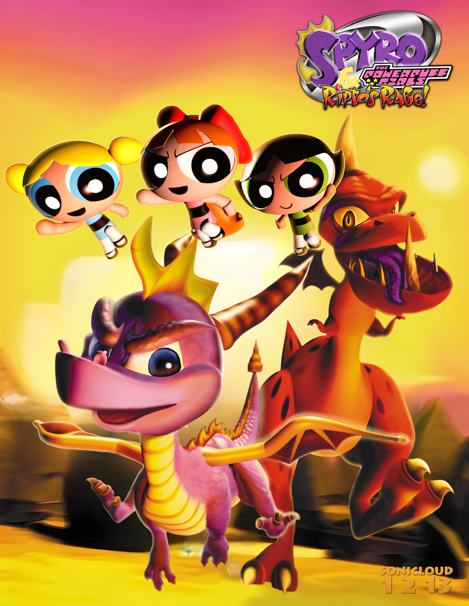 Spyro and PPG 2: Ripto's Rage (1999) Poster #2 by SonicLoud1213 on ...