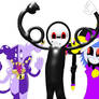 The Three Twisted Jesters of Deviantart.