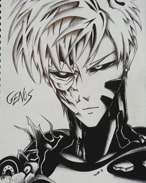 Genos Fanart :3 by Tada-Neko on DeviantArt