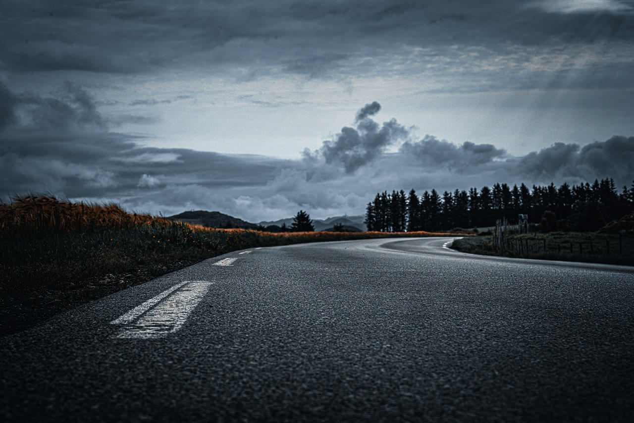 Moody road by solron on DeviantArt