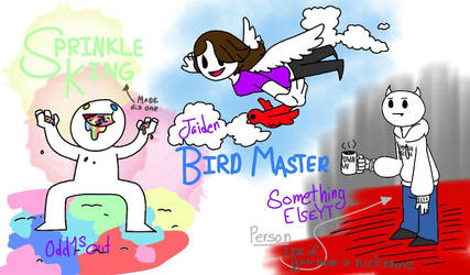 Jaiden and The Bird Squad by SoulstyBlueberrie on DeviantArt