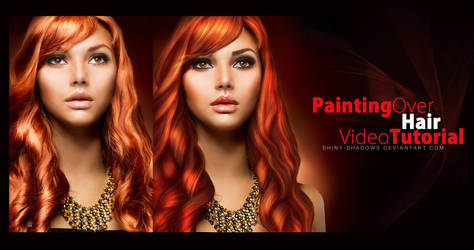 Painting over hair
