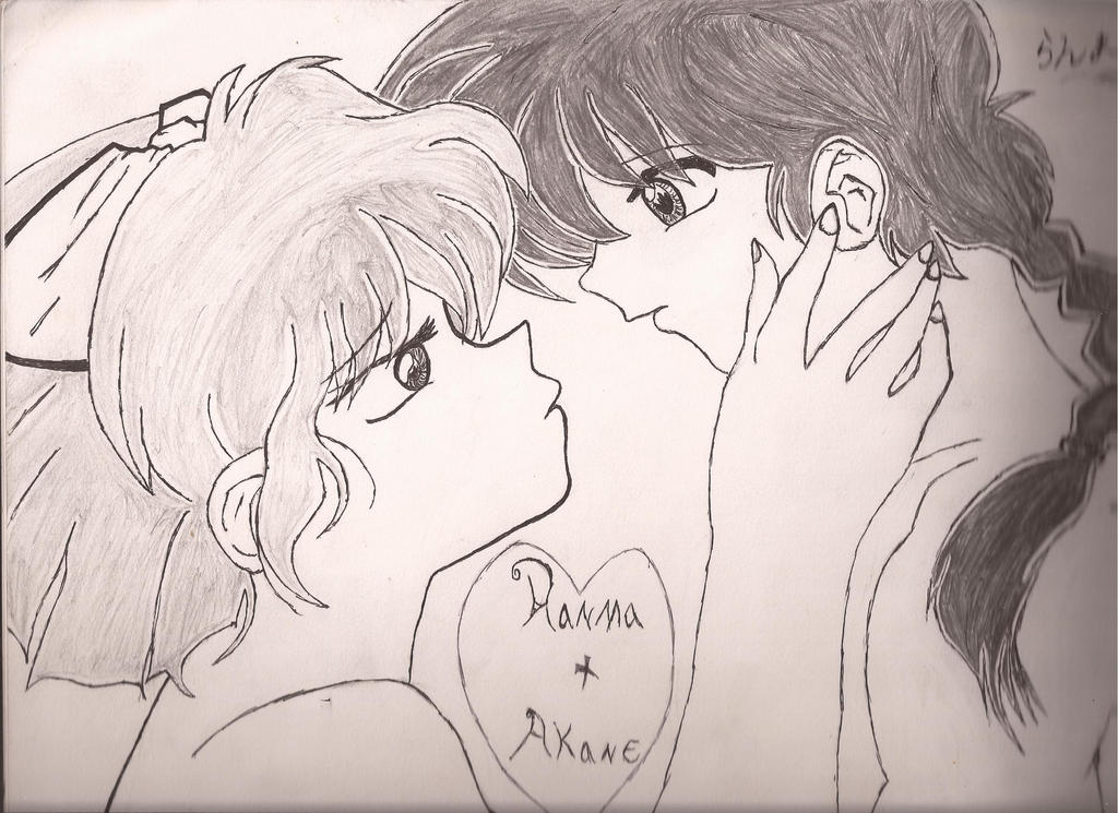 Akane Drawing Ranma Ranma+Akane by CelestialRebirth on DeviantArt