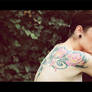 Girl with tattoo_II