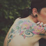 Girl with tattoo III