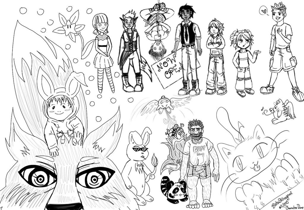 Character Sketch Dump 