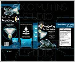 Box design for Mega Ray Petcare Lighting