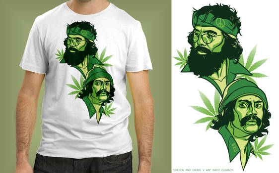 Cheech and Chong v 420 shirt