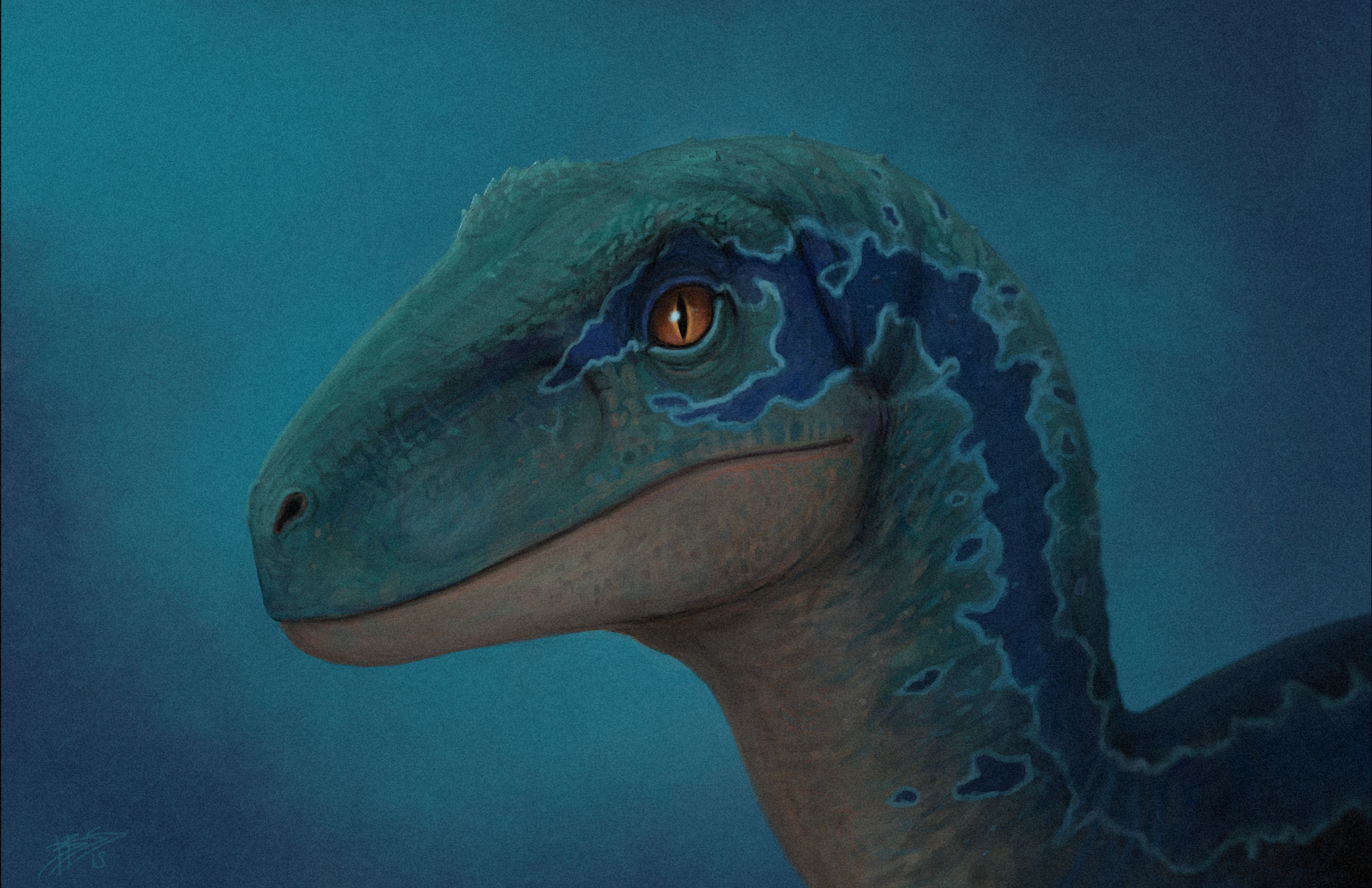 jurassic world blue portrait