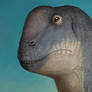 Camarasaurus portrait.