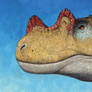 Ceratosaurus portrait