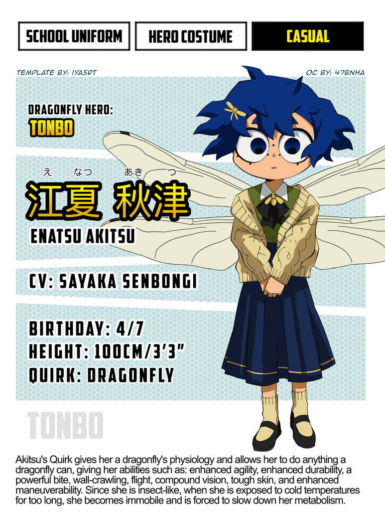 Akitsu Enatsu (Casual) by 47bnha on DeviantArt