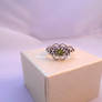 'Forest flower' handmade sterling silver ring