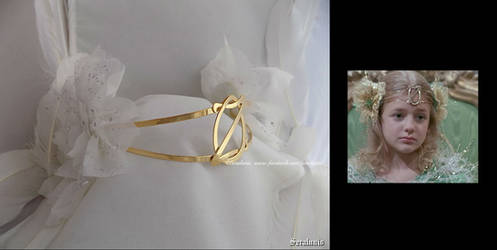 'Return to Oz', handmade gold-plated circlet