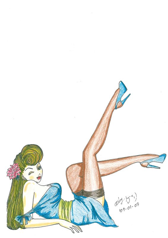 Valeria - the Rock 'n Rolla Pin-up girl