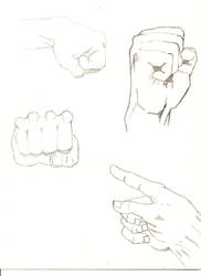 Male hand study