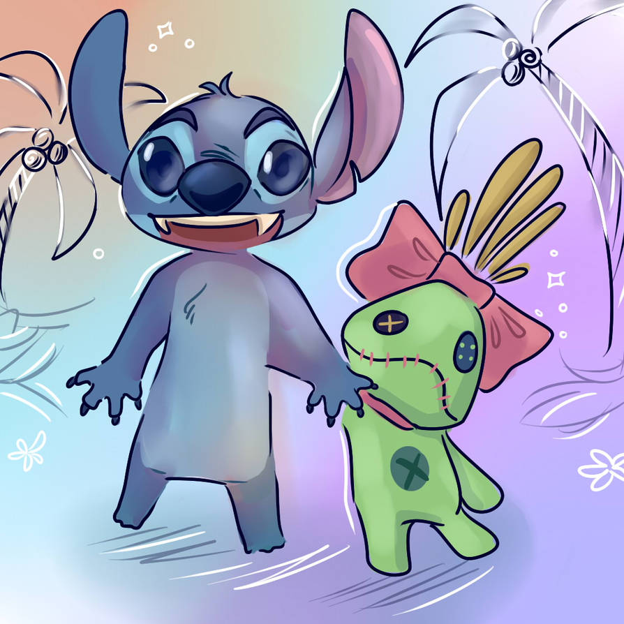 Deviantart Stitched Stitch Commission by Catanova on DeviantArt