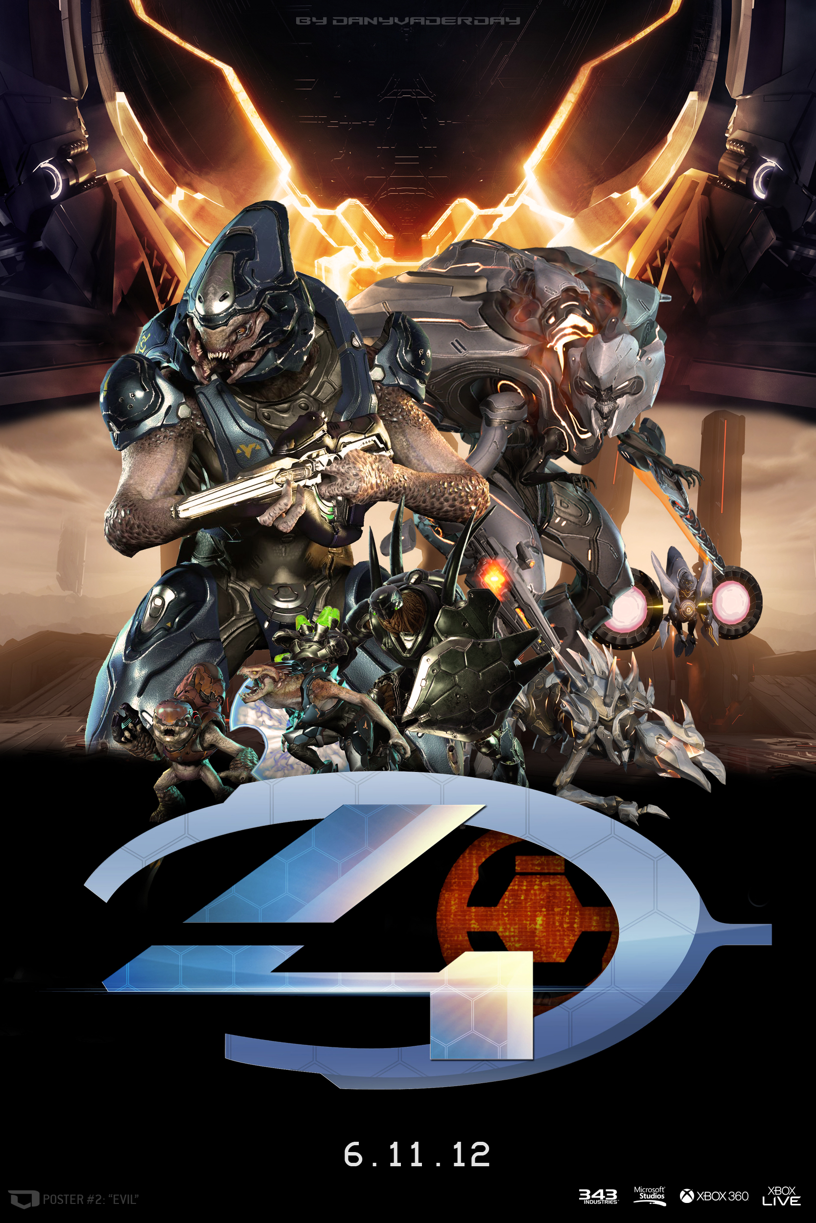 Halo 4 - Evil Poster