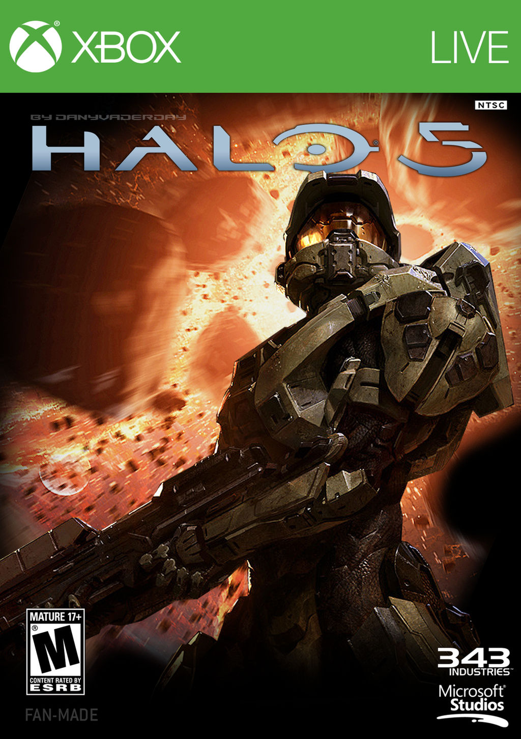 Halo 5 | Fan Made Box Art