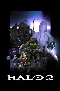 Halo 2 Poster | 'Star Wars Style'