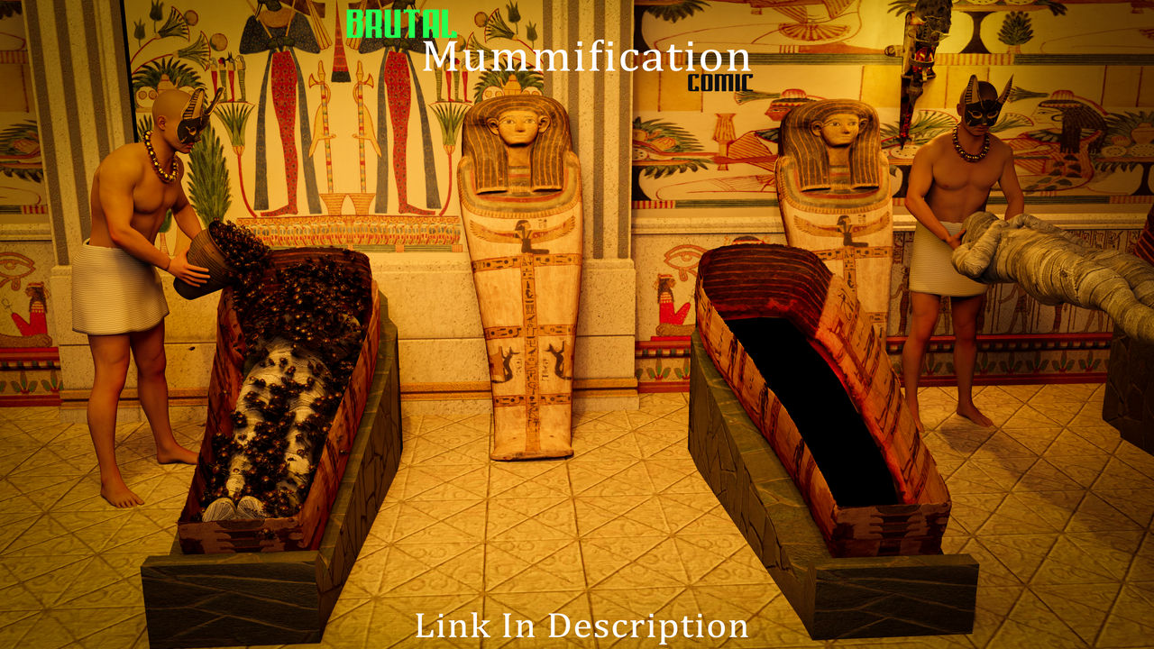 Mummieify Machine Alive Male Mummification Comic (For Sale) by what-if-animated on DeviantArt