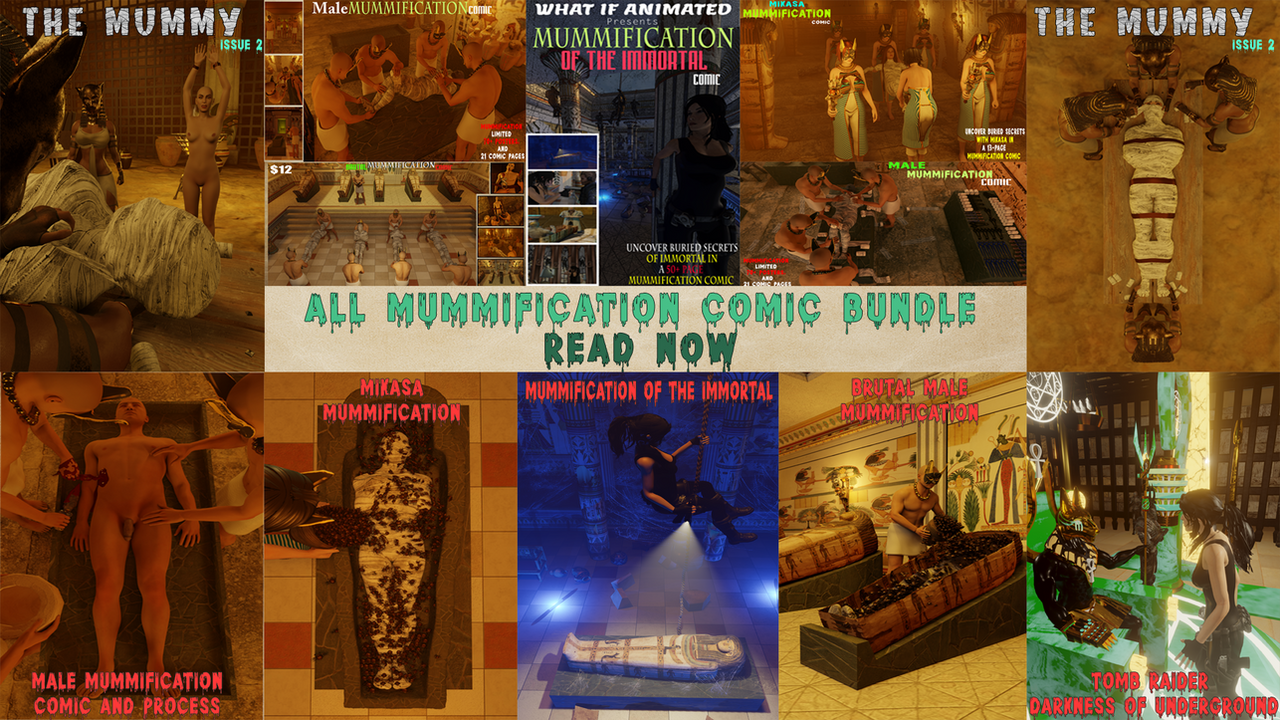 Mummieify Machine All Mummification Comic Bundle by what-if-animated on DeviantArt