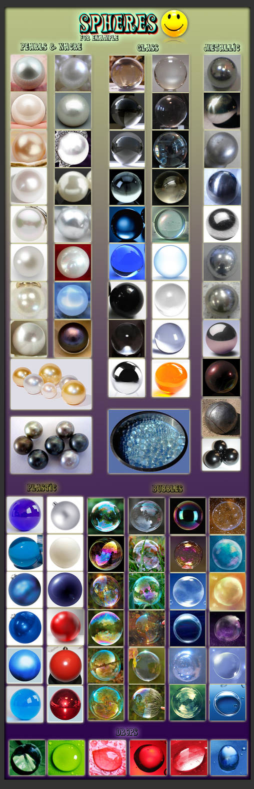 Spheres for example by big-green-frog on DeviantArt