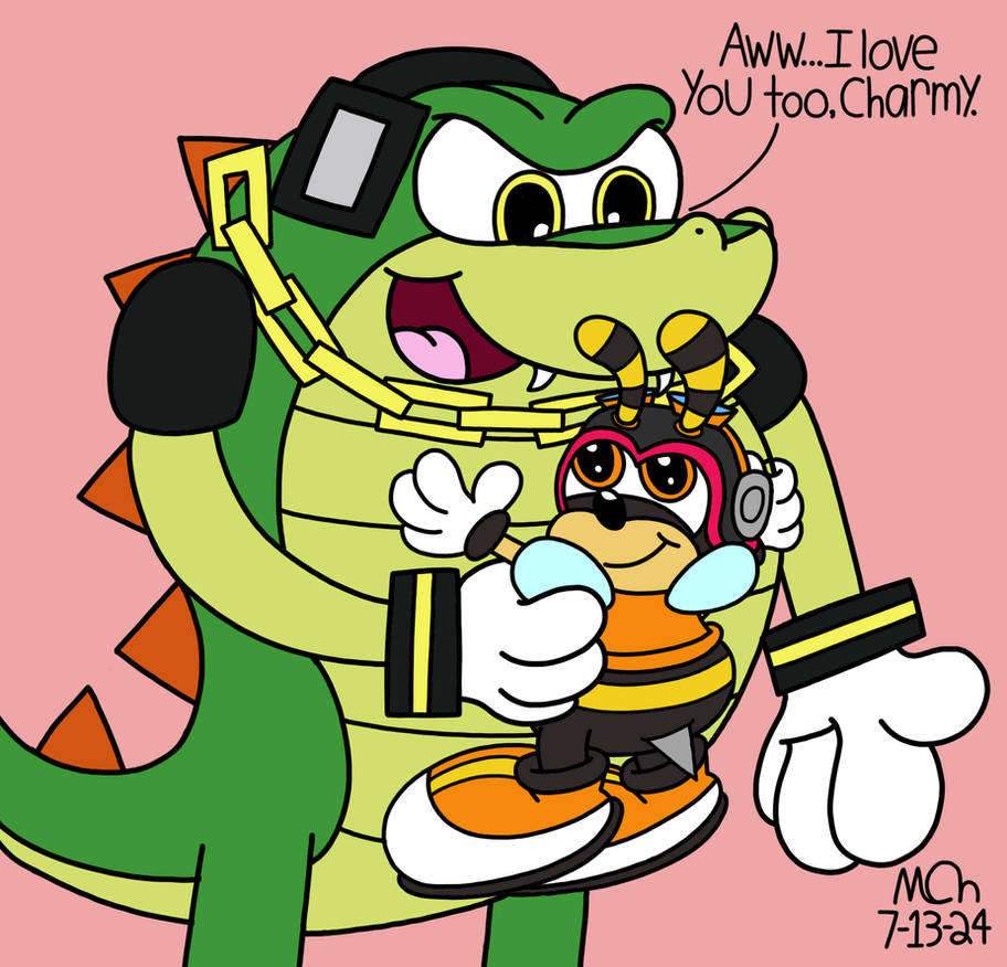 Charmy Loves Vector by ReikusToons on DeviantArt